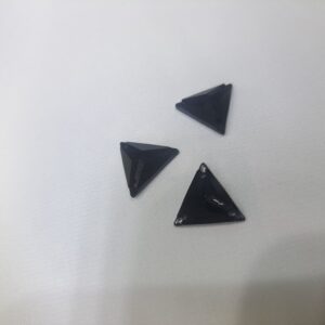 তিন কোনা গ্লাস হাদিদ কালো ২৪ পিস